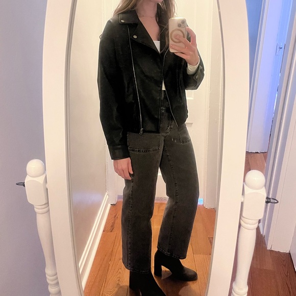 Faux leather bomber jacket - Picture 5 of 5